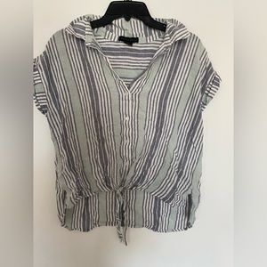 Sanctuary Stripes Twist Shirt